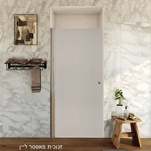 מקלחון חזית דלת על ציר מארטין זכוכית גלינה 66-69 סמ  76-79 סמ  80-83 סמ  86-89 סמ  90-93 סמ ניקל כרום - דור רפאל