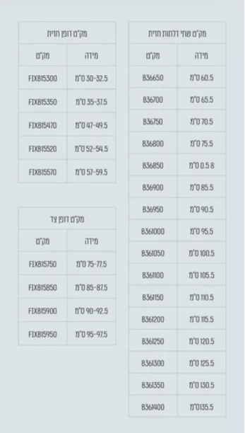 מקלחון פינתי דופן קבועה ו2 דלתות  דופן צד קבועה טמפל זכוכית גלינה 76-220 סמ ניקל כרום - דור רפאל