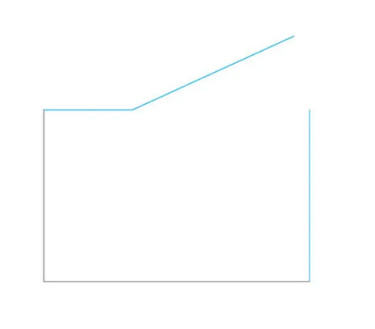 מקלחון פינתי דלת ודופן קבועה  דופן קבועה אלברט זכוכית גלינה 70-145 סמ שחור מט - דור רפאל