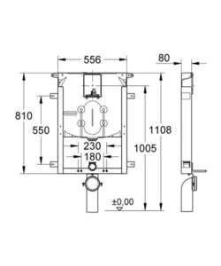 מיכל הדחה דק גרואה - GROHE מיכל 6/3 ליטר GR-38729000 GROHE גרואה