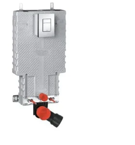 מיכל הדחה סמוי דו-כמותי כולל לחצן GROHE - גרואה 38825000 GROHE גרואה