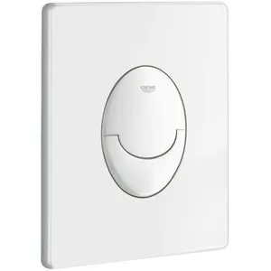 לחצן הדחה דו כמותי לבן אלפין GROHE - גרואה 38505SH0 GROHE גרואה