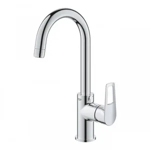 ברז פרח ברבור גבוה באולופ BAULOOP כרום GROHE - גרואה 23763001 GROHE גרואה