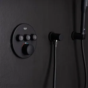אינטרפוץ טרמוסטטי 4 דרך SMART CONTROL גרואה - GROHE שחור מט GR-29508KF0 GROHE גרואה