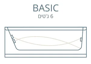 ג'קוזי יוקרתי 105/70 ס"מ דגם MTI74