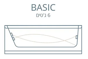 ג'קוזי יוקרתי 105/70 ס"מ דגם MTI73