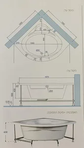 ג'קוזי יוקרתי 120/120 ס"מ דגם MTI32
