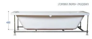 אמבטיה יוקרתית 180/80 ס"מ דגם MTI72