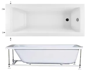 אמבטיה יוקרתית 180/70 ס"מ דגם MTI71