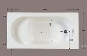 אמבטיה יוקרתית 140/70 ס"מ דגם MTI25