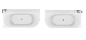 אמבטיה יוקרתית 170/78/60 ס"מ דגם MTI442
