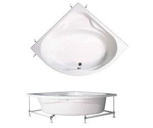 אמבטיה יוקרתית 135/135 ס"מ דגם MTI88