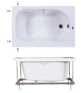 אמבטיה יוקרתית 105/70 ס"מ דגם MTI73