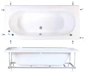 ג'קוזי יוקרתי 180/90 ס"מ דגם MTI79