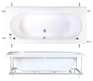 ג'קוזי יוקרתי 180/80 ס"מ דגם MTI78