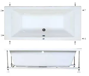 ג'קוזי יוקרתי 190/90 ס"מ דגם MTI70