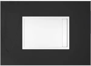 אגנית אקרילית עם תעלת ניקוז 110*70 ס"מ MTI262