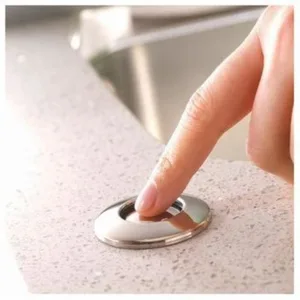 כפתור הפעלה לטוחן אשפה נירוסטה מוברש 73274 ISE