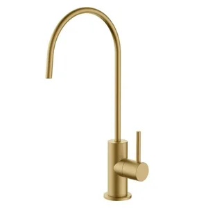 ברז מערכת מים COLD קר בלבד ומטוהר זהב מוברש ND-50003-BRG ISE