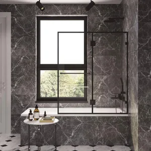 אמבטיון דופן קבועה + דלת הילטון HILTON