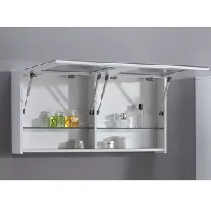 מראה קלפה קריסטלית בסיס לבן