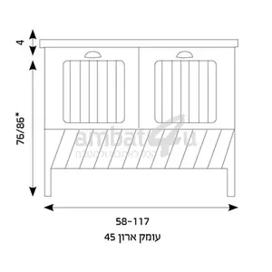 ארון אמבטיה מונח הוליווד