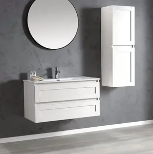 ארון אמבטיה תלוי וודן לבן