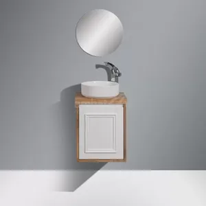 ארון אמבטיה 50/40 תלוי סנטוריני אינטגרלית