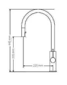 ברז מטבח דלתא ניקל