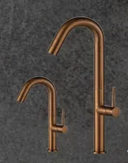 ברז גבוה / נמוך רוז גולד ריינבואו