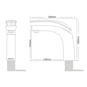 ברז LEXUS גבוה - זהב מט