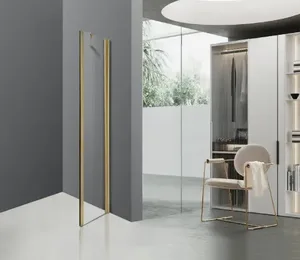 מקלחון דופן קבועה FIX זהב להרכבה