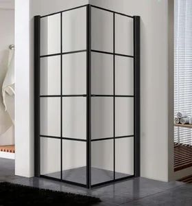 מקלחון טווין קוביות שחור TWIN CUBE BLACK