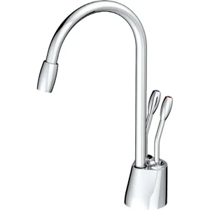 ברז מערכת מים חמים-קרים מילוס MILOS ניקל מוברש