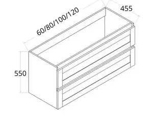 ארון אמבטיה תלוי וודן