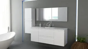 ארון אמבטיה תלוי אופטימל מגירות