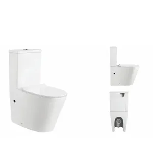 אסלת מונובלוק לבן מבריק טוקיו + מושב הידראולי