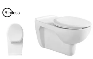 אסלת נכים תלויה UP - לבן מבריק