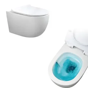 אסלה תלויה טורנדו קצרה דגם מונסון לבן מט