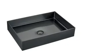 כיור נירוסטה מלבני 55/38 גרפיט מוברש