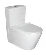 אסלת מונובלוק תלוי לבן מבריק כולל מושב הידראולי