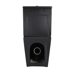 אסלת מונובלוק שחור מט ולנטינו + מושב הידראולי