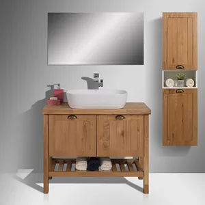 ארון אמבטיה מונח הוליווד 120 ס"מ