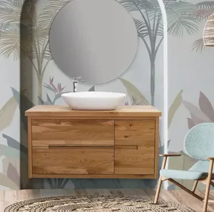 ארון אמבטיה תלוי אלון 120 ס"מ