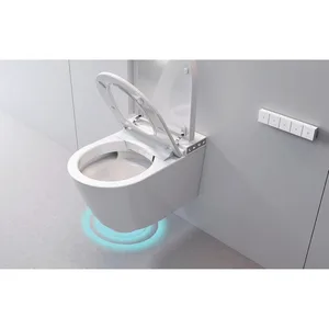 אסלה תלויה חכמה ספלאש SPLASH שחור מט ( ללא מיכל הדחה )