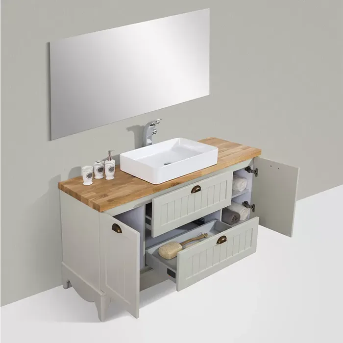 ארון אמבטיה מונח רטרו 200 ס"מ