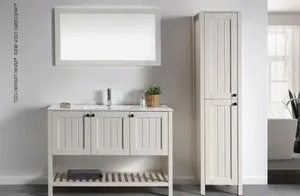 ארון אמבטיה מונח דקור 80 ס"מ