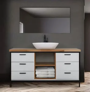 ארון אמבטיה מונח אמסטרדם 150 ס"מ