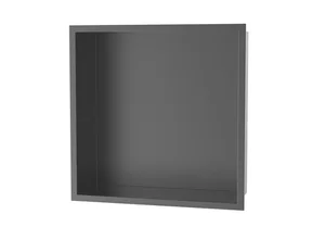 נישת אלומיניום למקלחת 30/30/10 ס"מ אפור גרפיט 3031GR סיוון אופיר