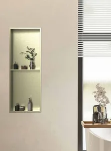 נישת אלומיניום למקלחת 30/80/10 ס"מ אפור גרפיט 3033GR סיוון אופיר